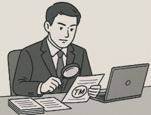 Examination of the trademark application documents by the Japan Trademark Office